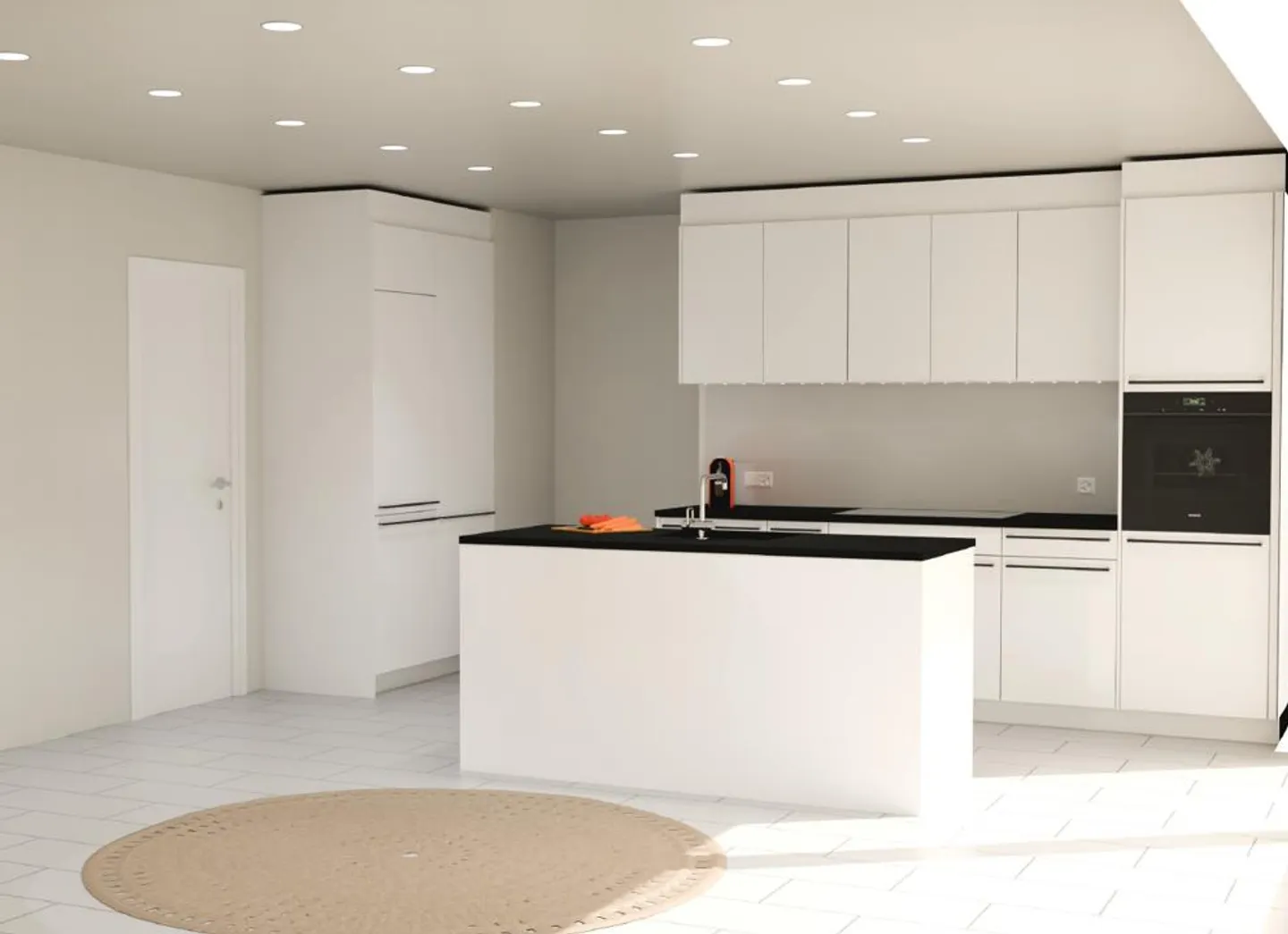 Appartement penthouse moderne de 2,5 pièces (nouvelle construction) dans un emplacement calme à Ettingen - Photo 3 sur 4