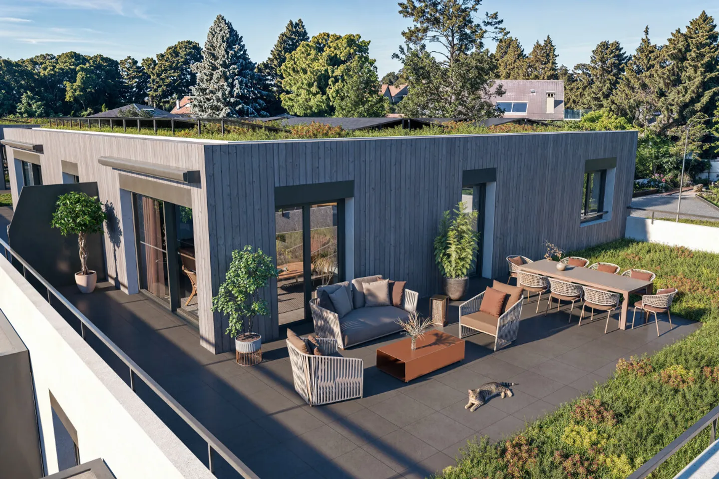 Attique Neuf avec Grande Terrasse - Photo 2 sur 5