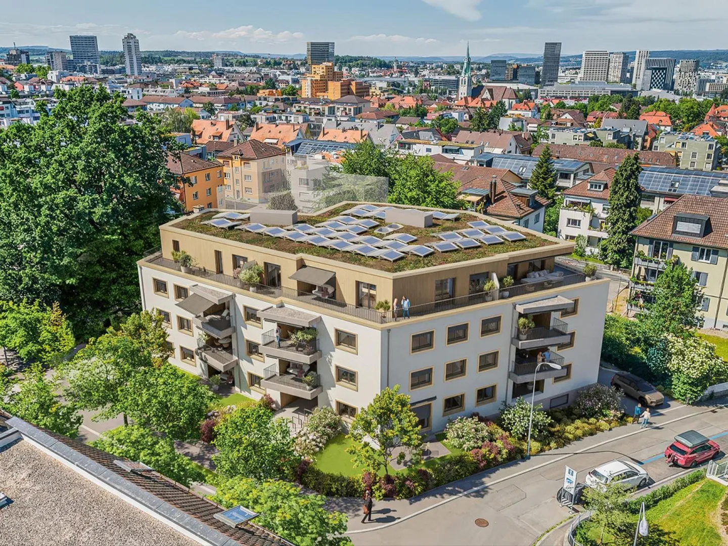 Appartamento Attico Nuovo 3.5 Locali in una Posizione Tranquilla a Oerlikon - Foto 1 di 9