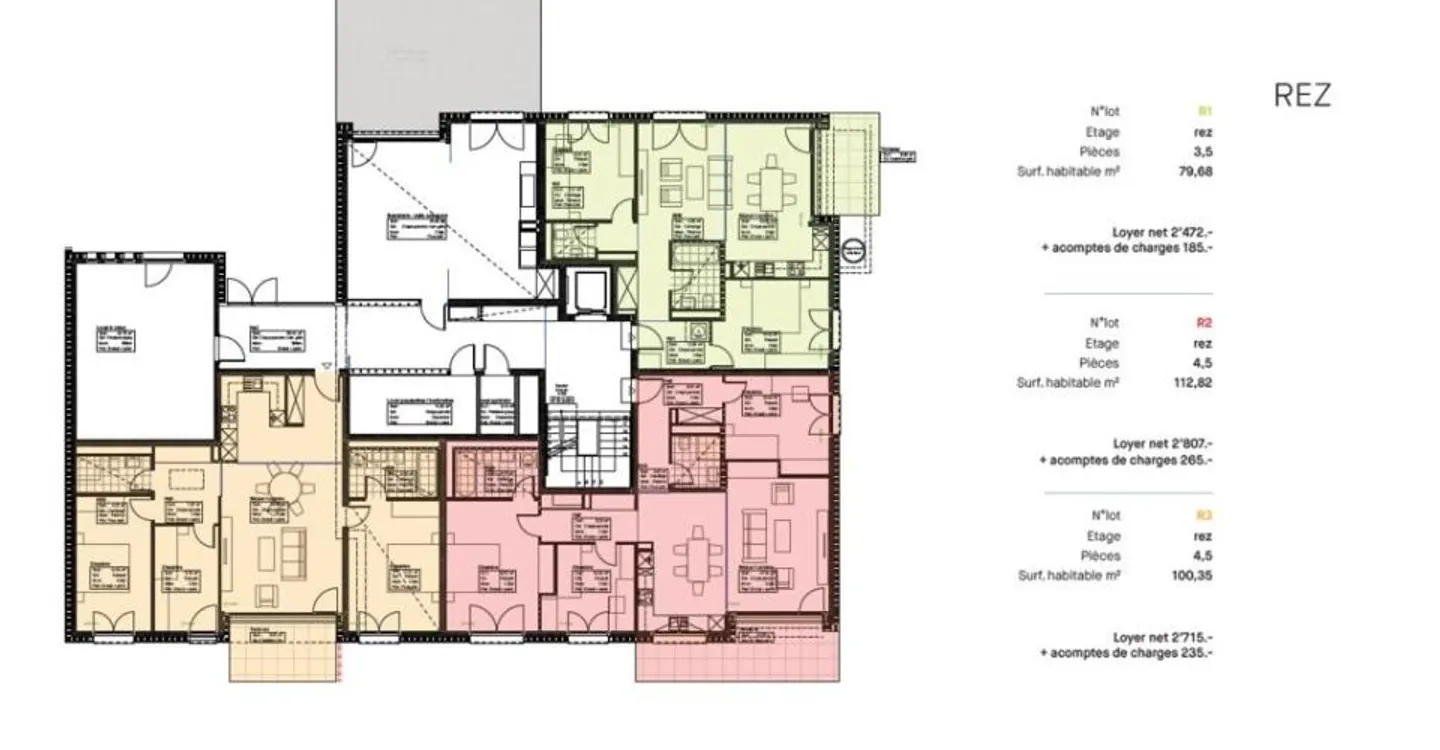 New 3.5-room apartments for rent in Ecublens - Photo 6 of 8