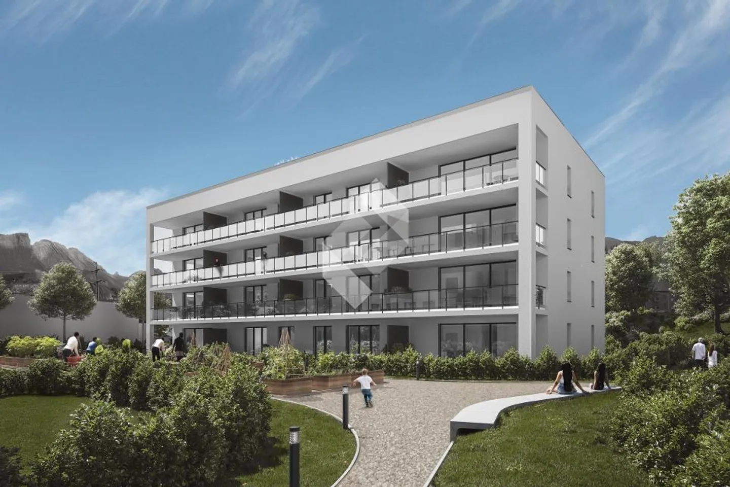 Grünanlage Phase II: Ökologisches Viertel in Sion - Foto 4 von 10