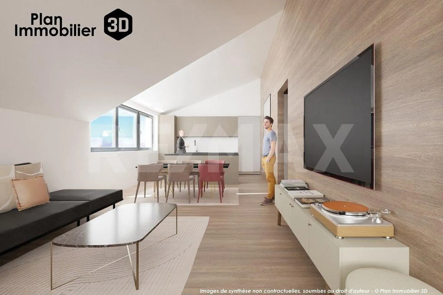 AKTION ZUM VERKAUF AUF PLAN - LOT B5, 4,5 ZIMMER WOHNUNG MIT L... - Foto 2 von 7