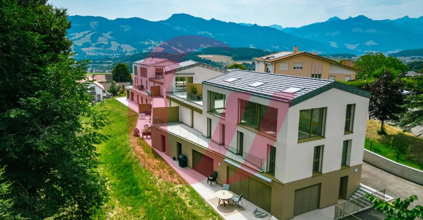 Appartamento/Villa di 5,5 locali con vista mozzafiato in vendita a Sorens - Foto 7 di 10
