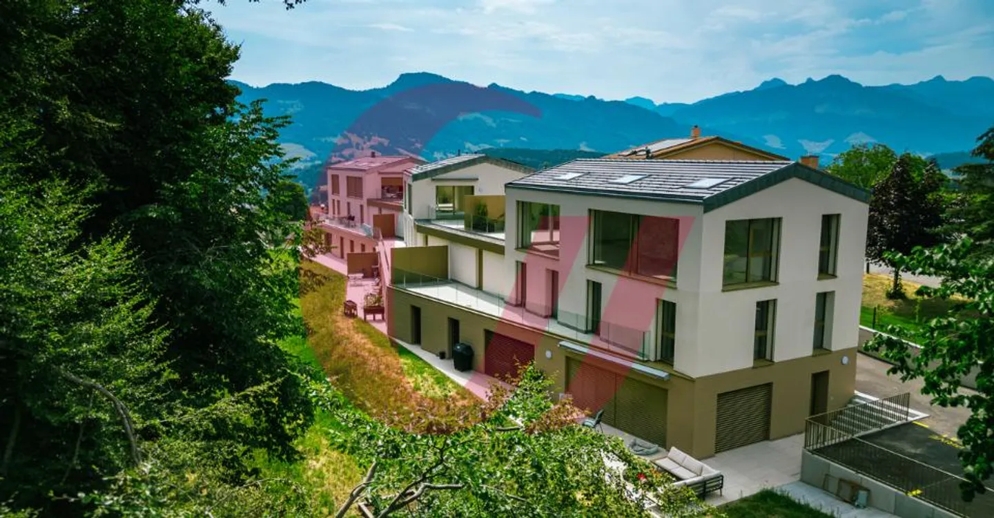 Appartamento/Villa di 5,5 locali con vista mozzafiato in vendita a Sorens - Foto 8 di 10