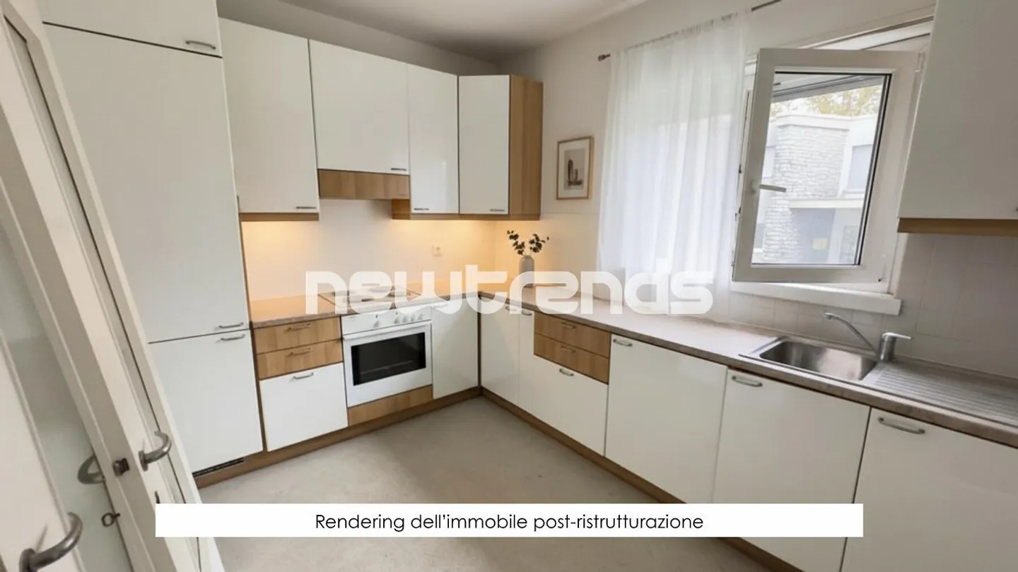 Mendrisio, rental building in the city center with storage, 13 garages - Photo 11 of 19