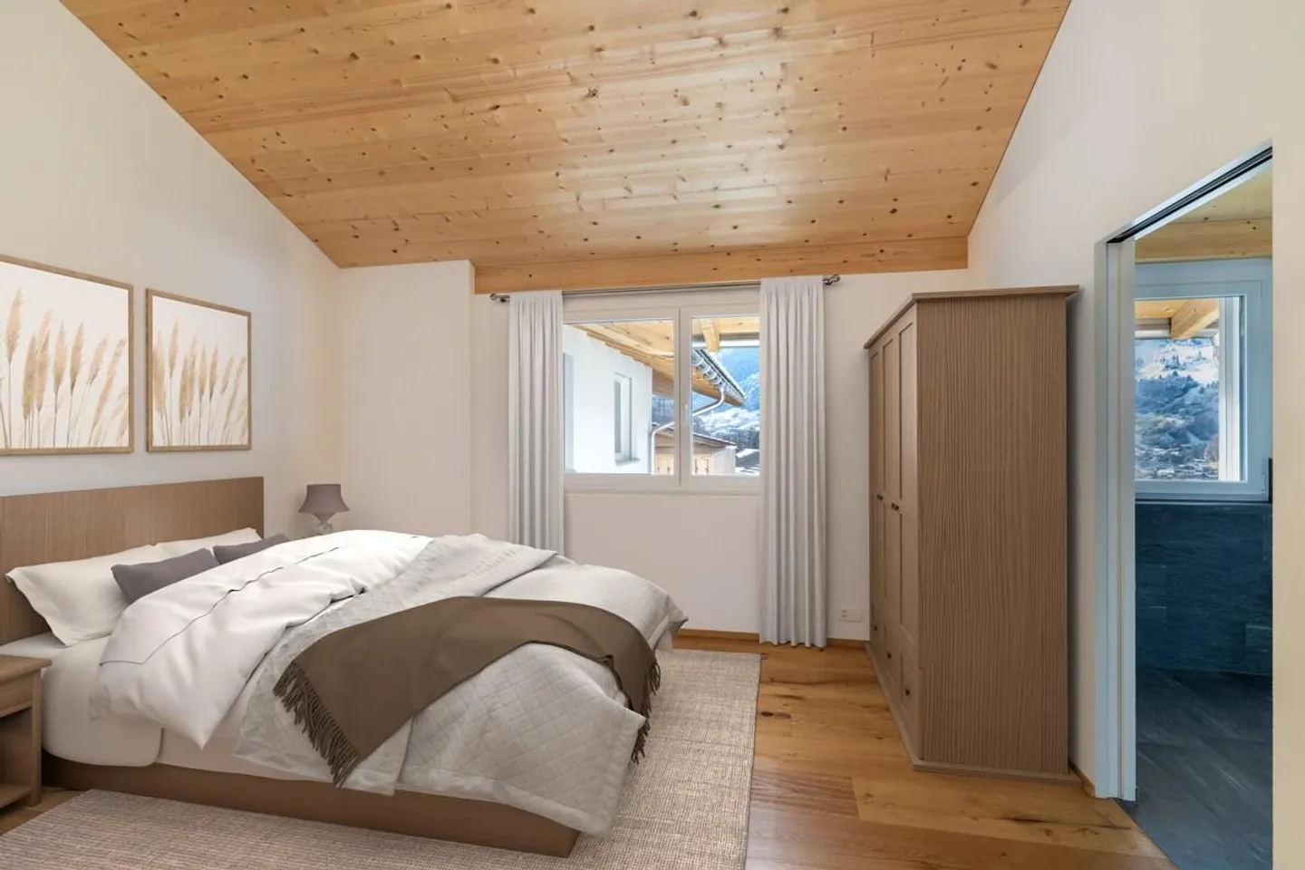 First occupancy above Schiers: alpine holiday apartment in the attic - Photo 2 of 6