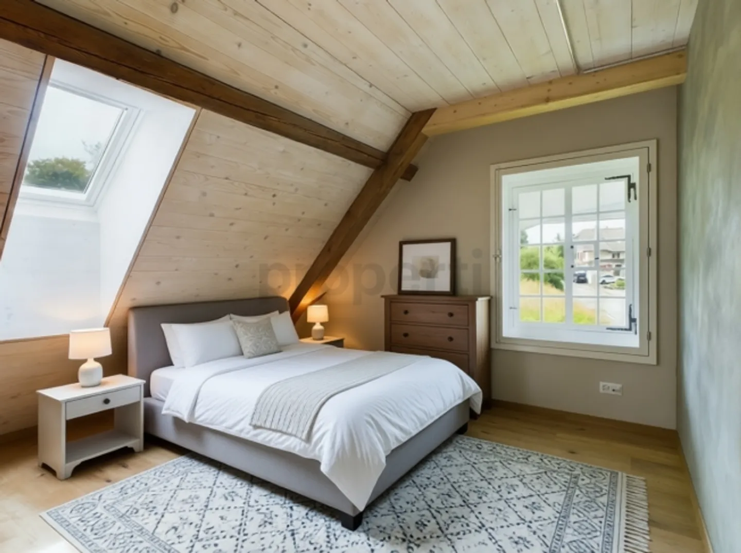 Charmante appartement sous les toits de 3,5 pièces dans un emplacement central à Bätterkinden - Photo 7 sur 13