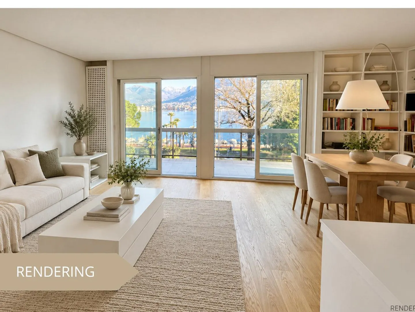 Lugano, Paradiso: 3,5-Zimmer-Wohnung mit Seeblick und Terrasse - Foto 3 von 13