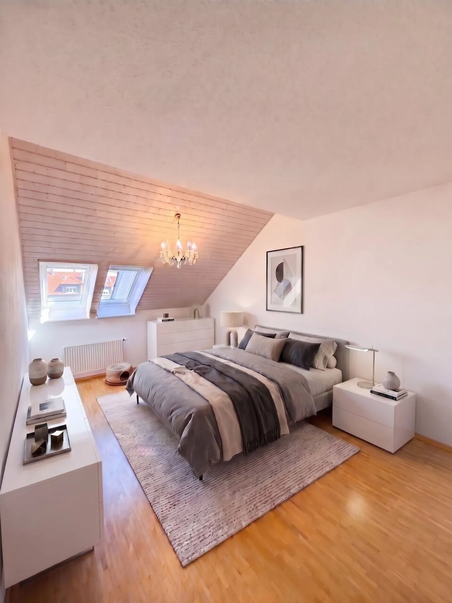 Elegante Familien-Duplexwohnung in einer privilegierten Wohngegend in Founex - Foto 7 von 9
