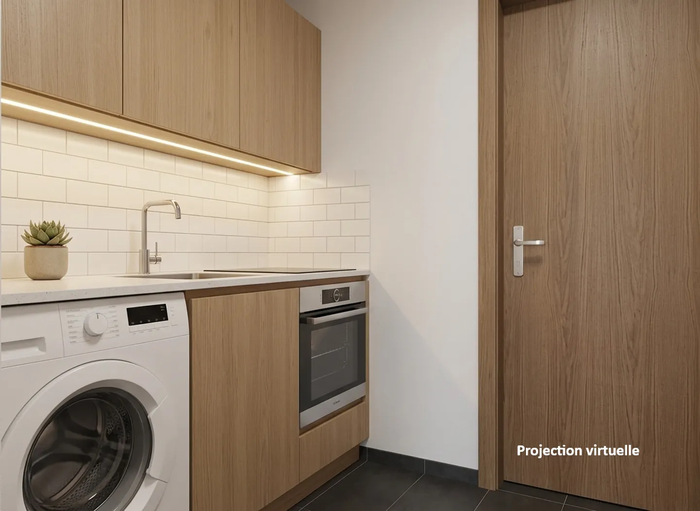 Partially furnished studio facing south with balcony in Torgon - Photo 6 of 10
