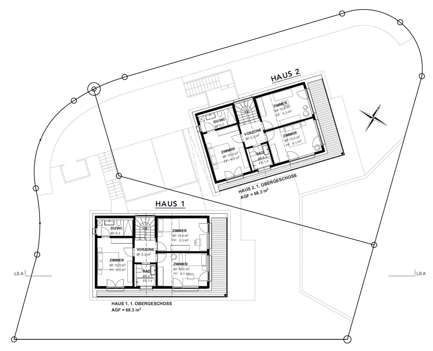 Terreno per 2 case unifamiliari - Foto 6 di 7