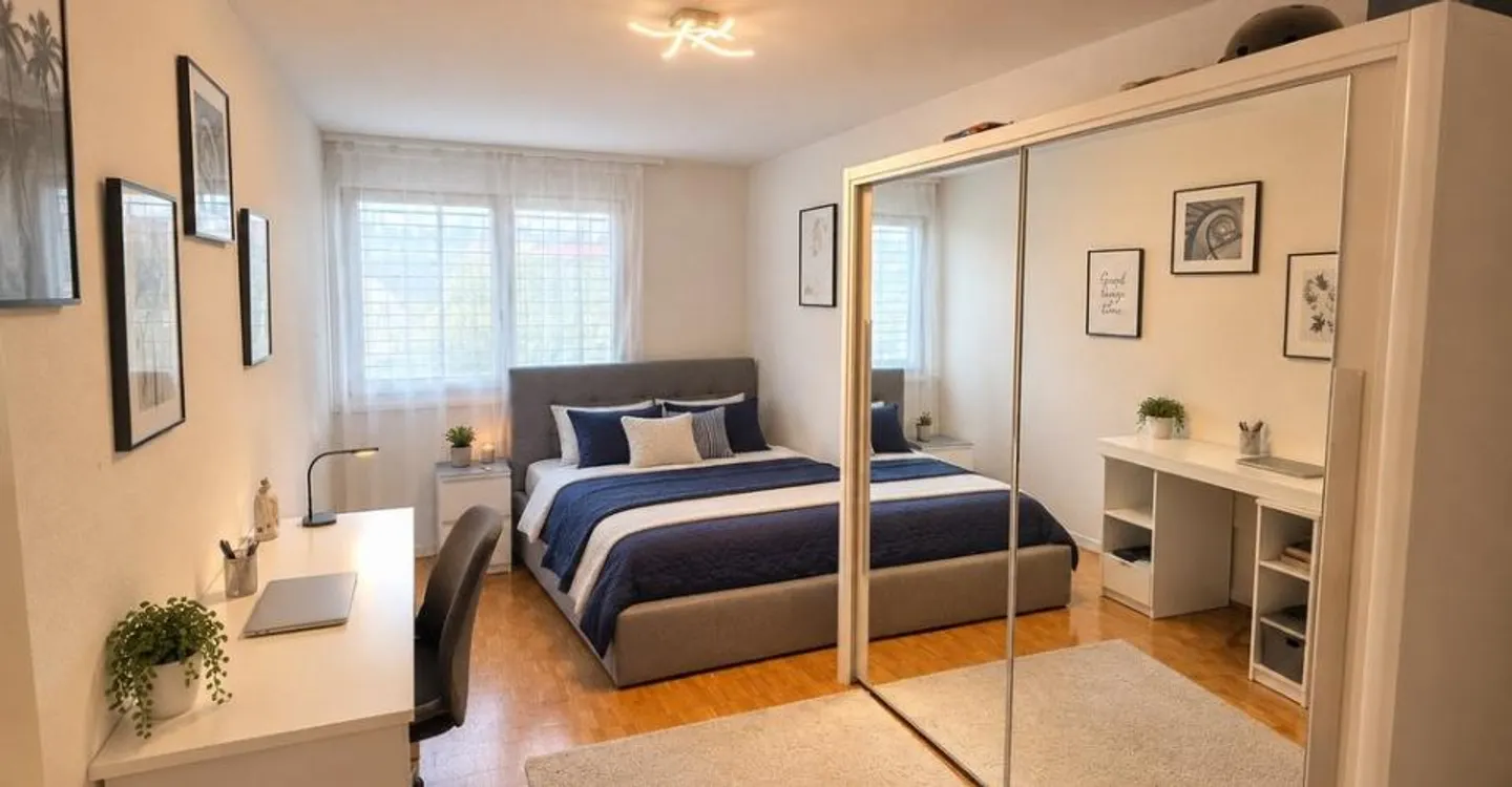 Very large 4.5 room apartment on the 5th floor - Photo 1 of 2