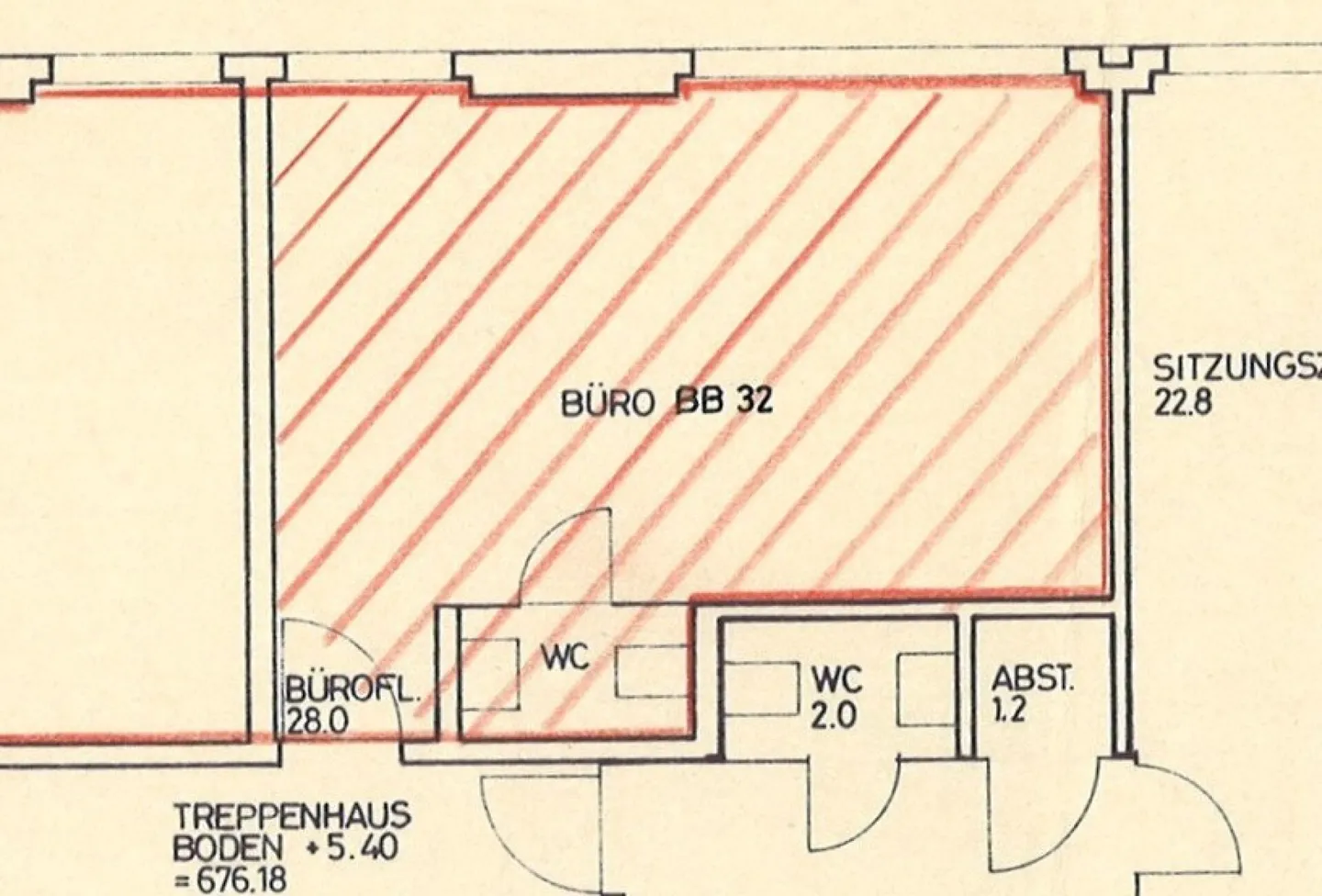 Büroräumlichkeiten im 2. Obergeschoss-flexibel nutzbar bis März 2027 - Foto 8 von 8