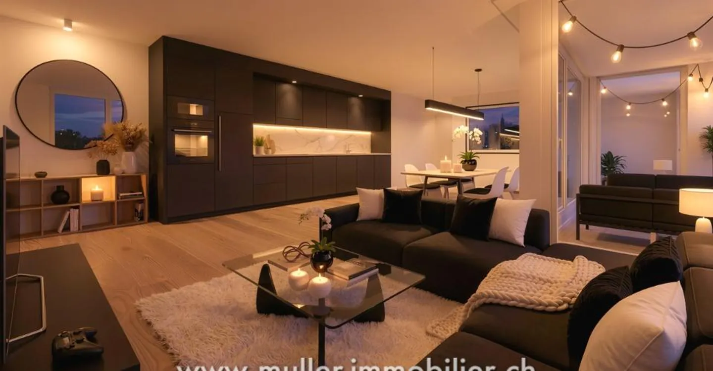 Charmant appartement 3.5 pièces à Siviriez - Photo 2 sur 13
