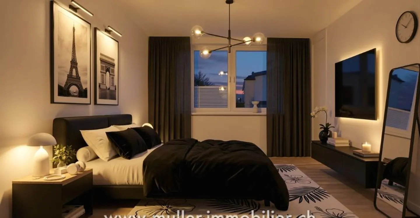 Charmant appartement 3.5 pièces à Siviriez - Photo 4 sur 13