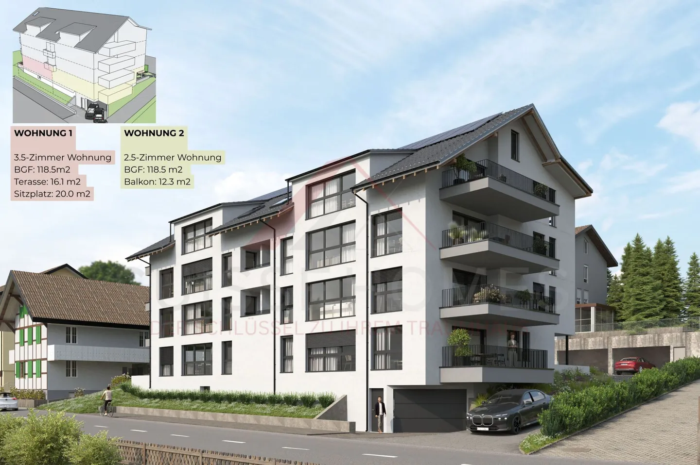 Condominio 2.5 stanze con terrazza "RESIDENCE CENTRO" Sud - Foto 13 di 15