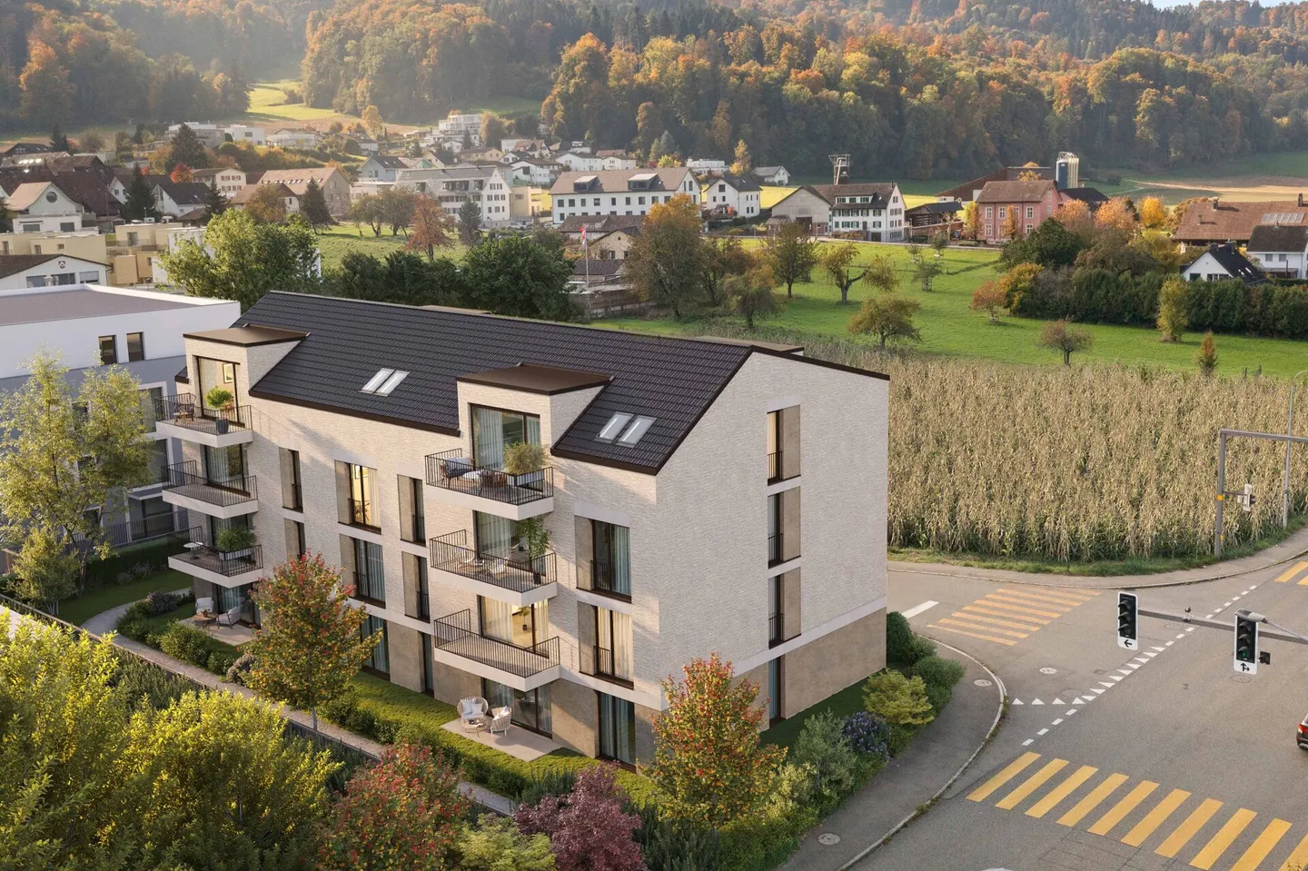 Appartements de jardin avec espace extérieur privé à Killwangen - Photo 1 sur 13