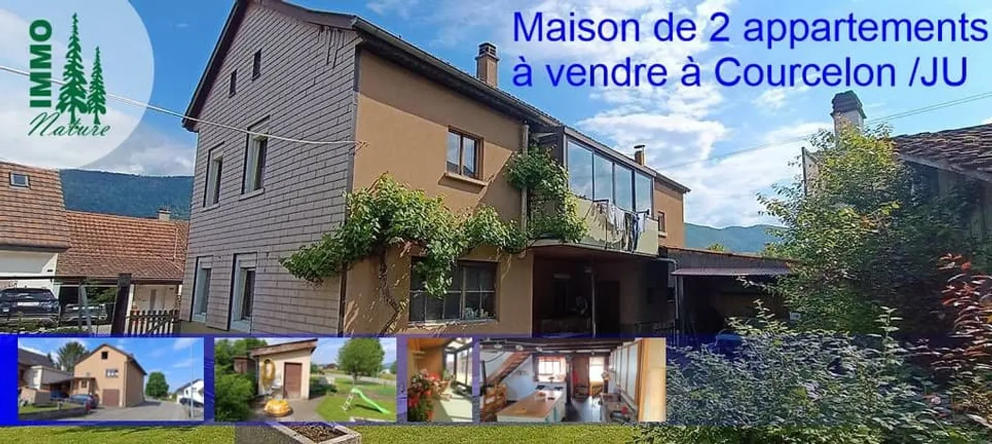 Maison à 2 appartements avec véranda, jardin, garage : rénovations à prévoir - Photo 1 sur 13