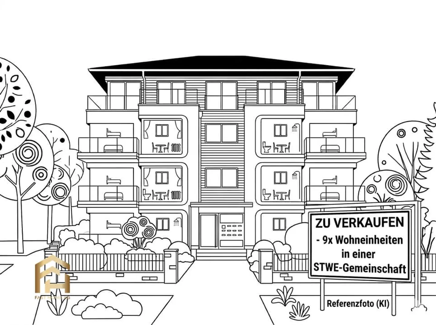 Yield Object: 9 Residential Units in Existing Building - Photo 1 of 1