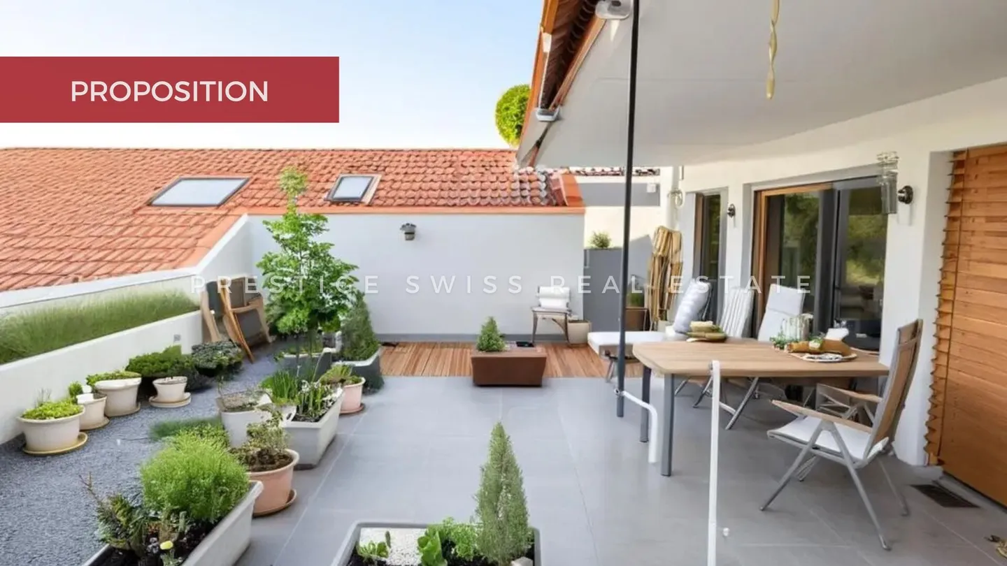 Geräumige 5½ Zimmer mit Terrasse und Panoramablick - Foto 8 von 12