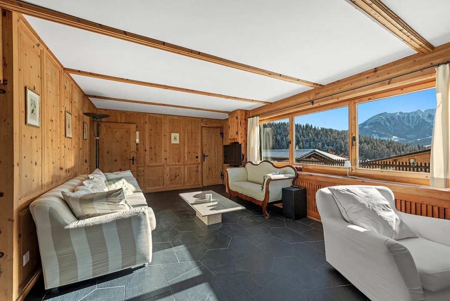 Laax Cons : appartement de vacances calme de 3,5 pièces dans un emplacement prisé - Photo 1 sur 6