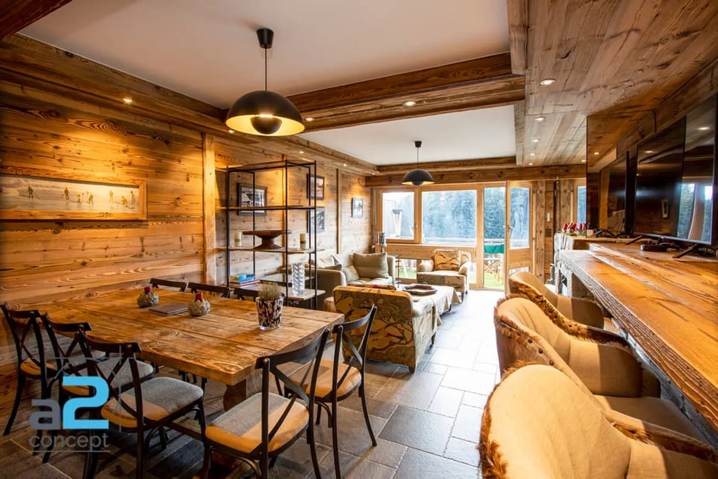 MAGNIFIQUE APPARTEMENT AU BORD DU LAC DE LA MOUBRA - LOCATION SEMAINE - Photo 1 sur 11