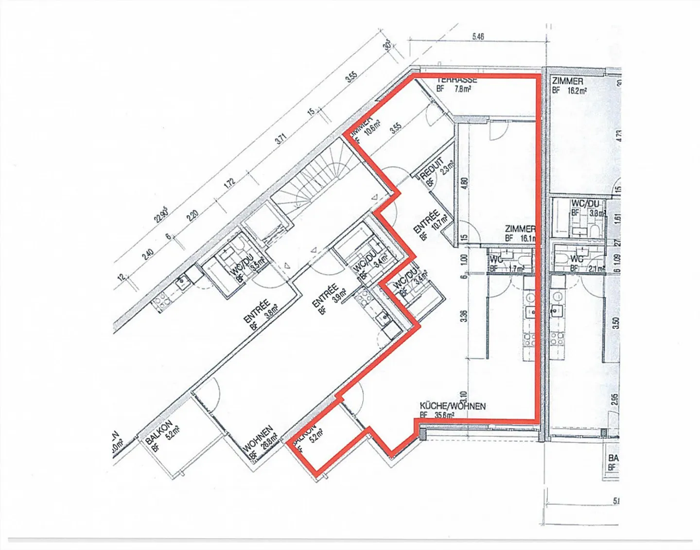 Moderne 3.5-Zimmerwohnung - Foto 9 von 9
