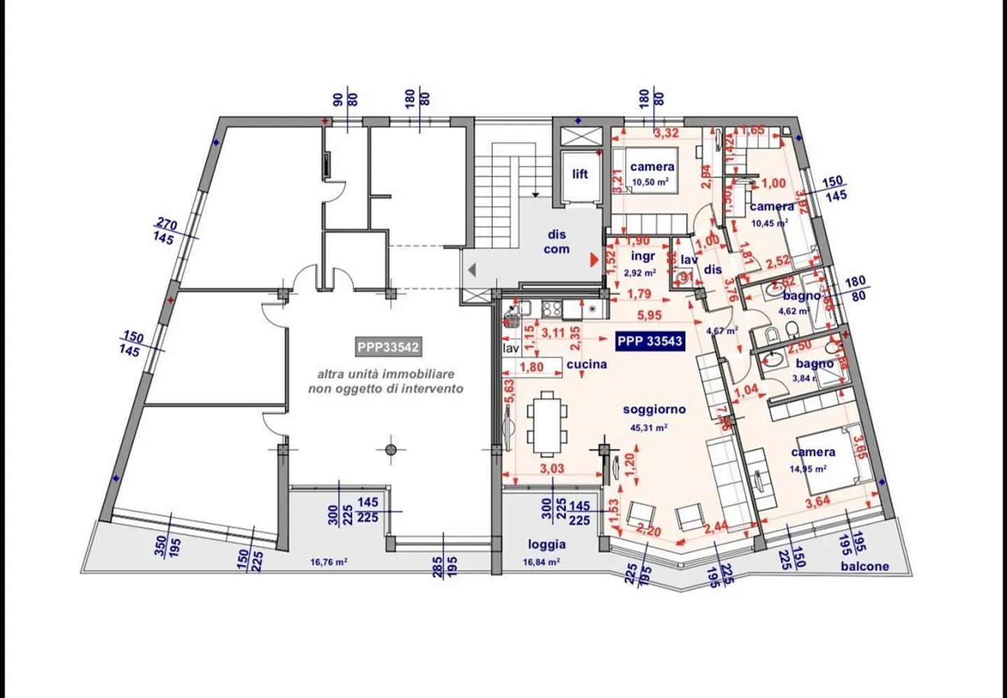 Helles 4,5-Zimmer-Apartment mit Panoramablick in Lugano - Foto 6 von 6