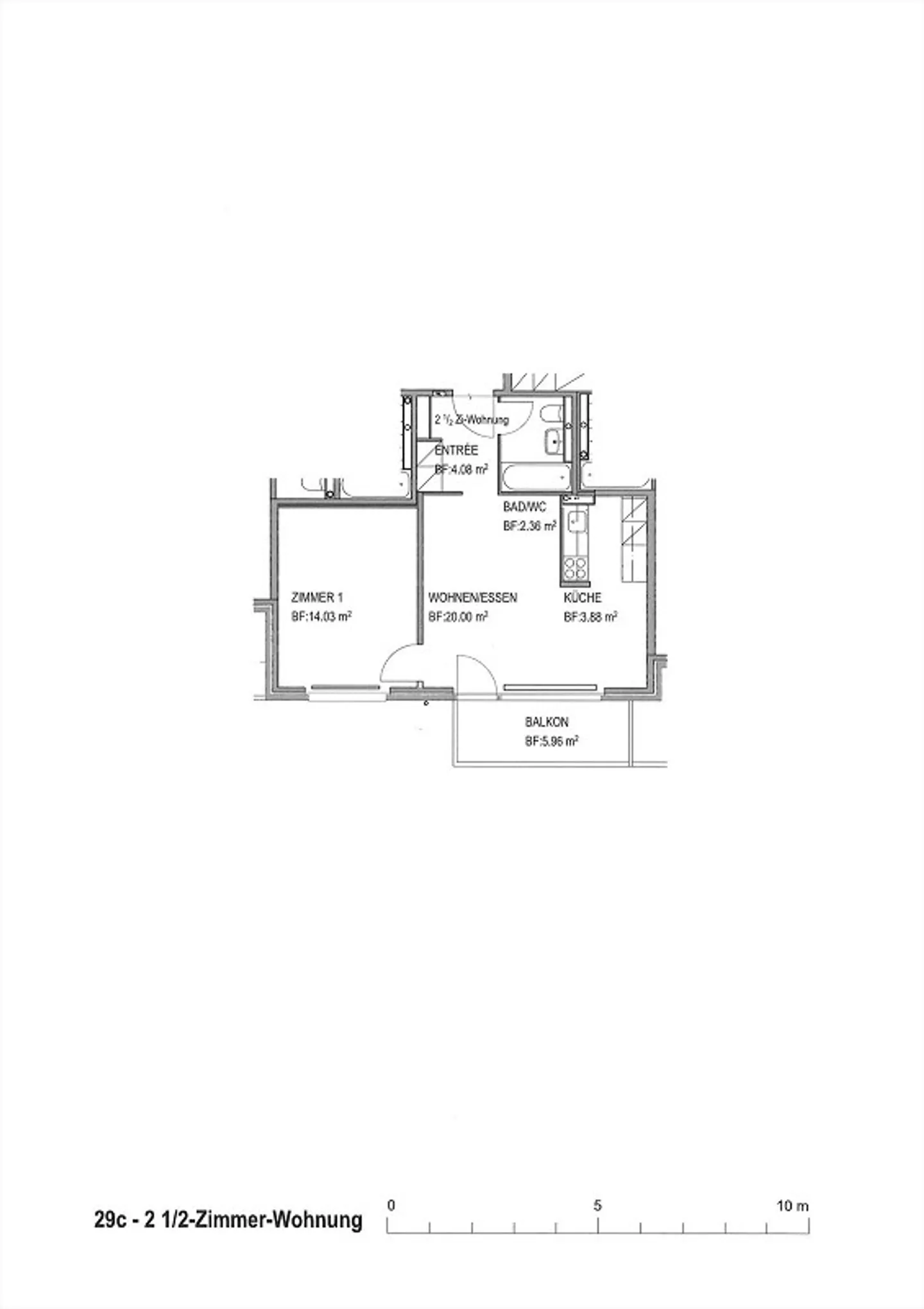 2.5-Zimmerwohnungen frisch renoviert. Bezugsbereit per 1.10.26+1.4.27! - Foto 6 di 6