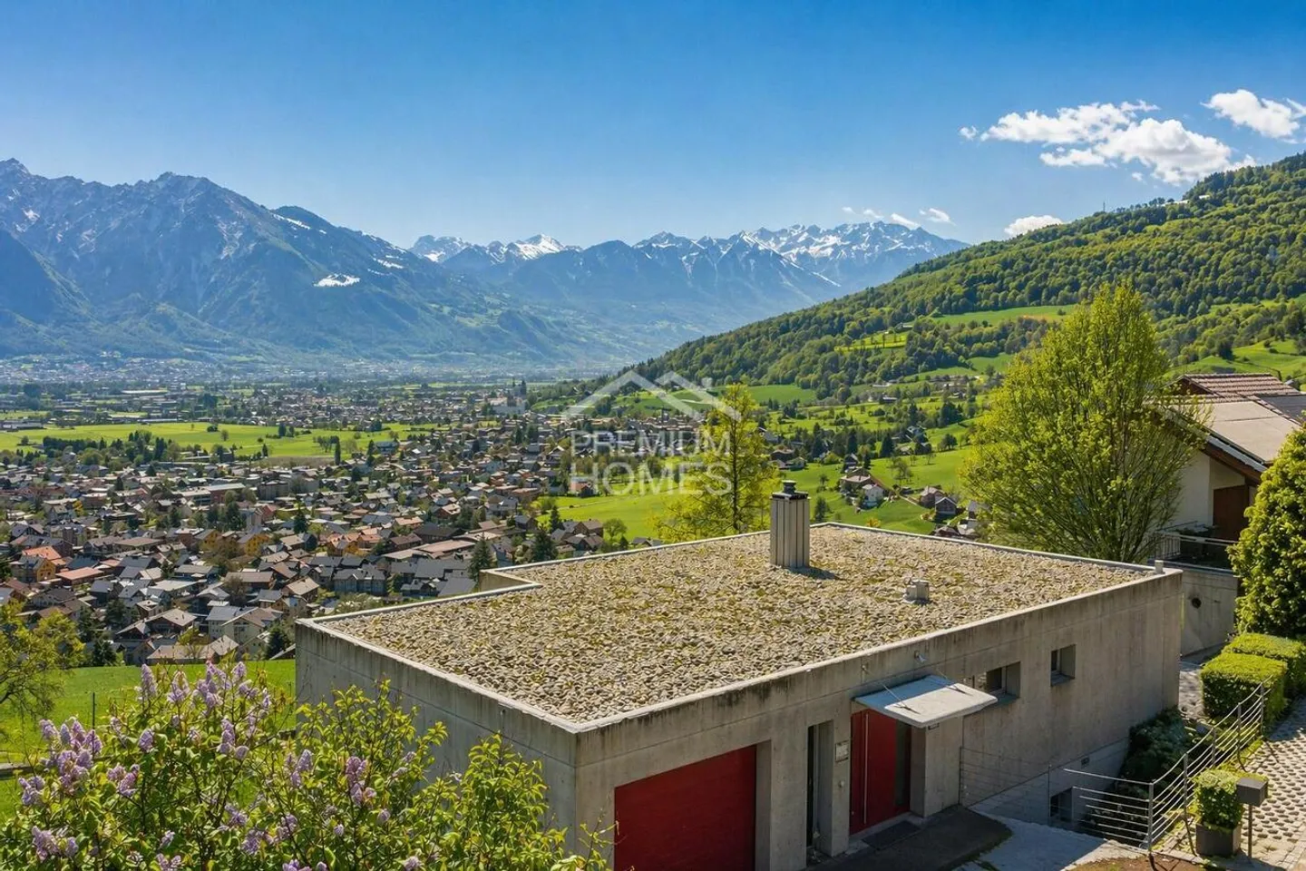 Vista panoramica non ostacolata sulla valle del Reno - Foto 3 di 12
