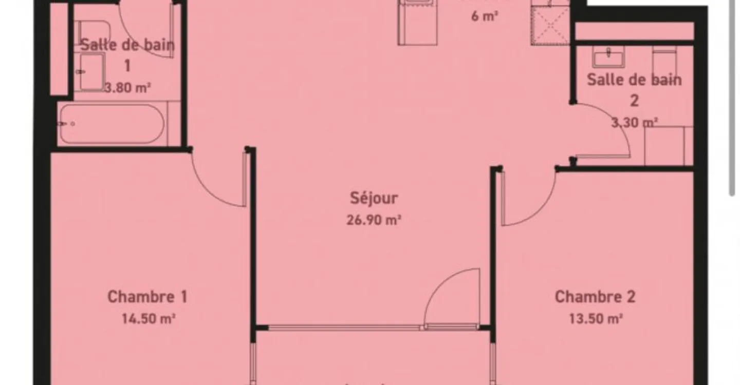 Lease takeover - Beautiful 3-room apartment in Bussigny - Photo 10 of 11