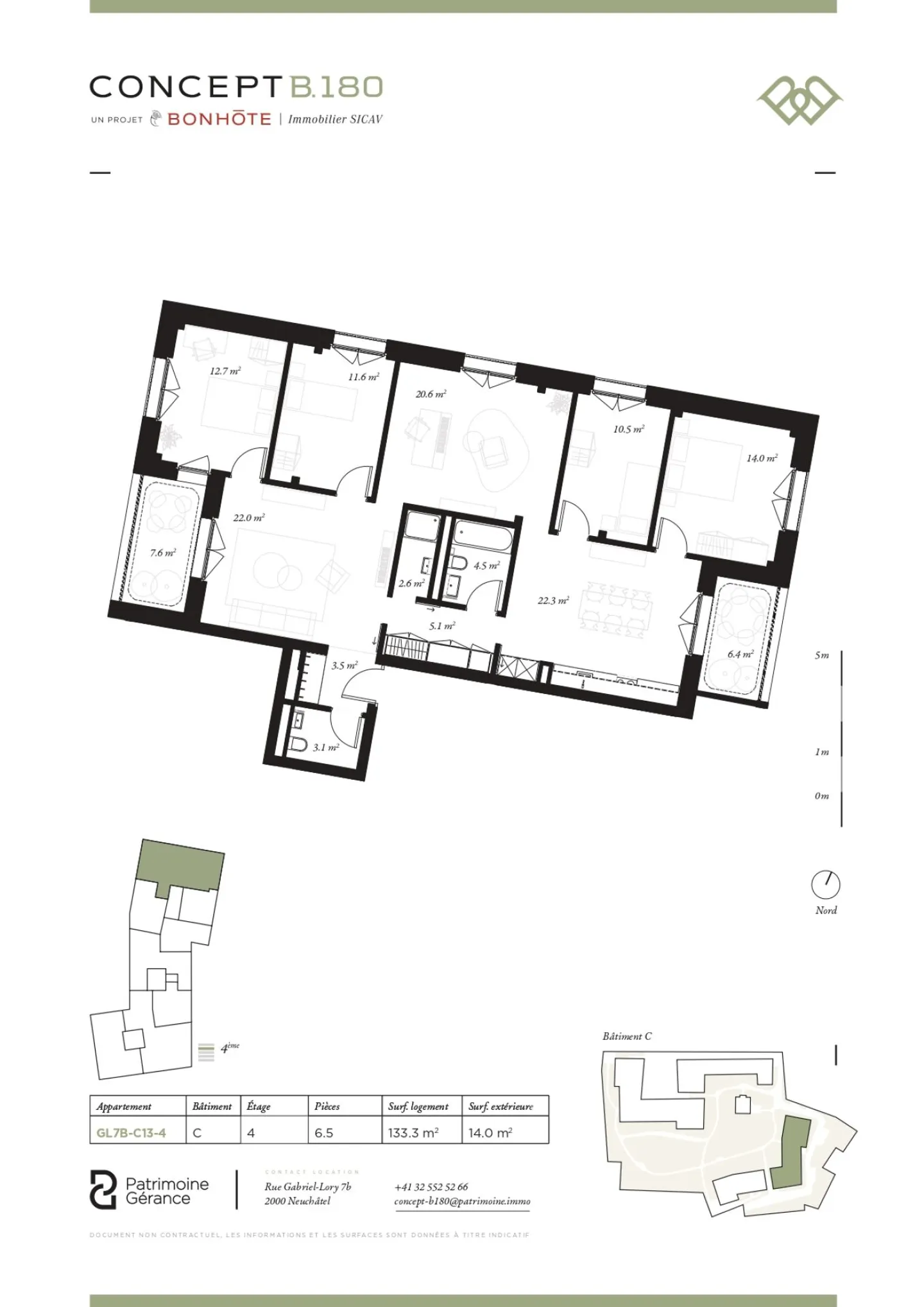 Appartement Neuf Spacieux à Neuchâtel - Photo 6 sur 6