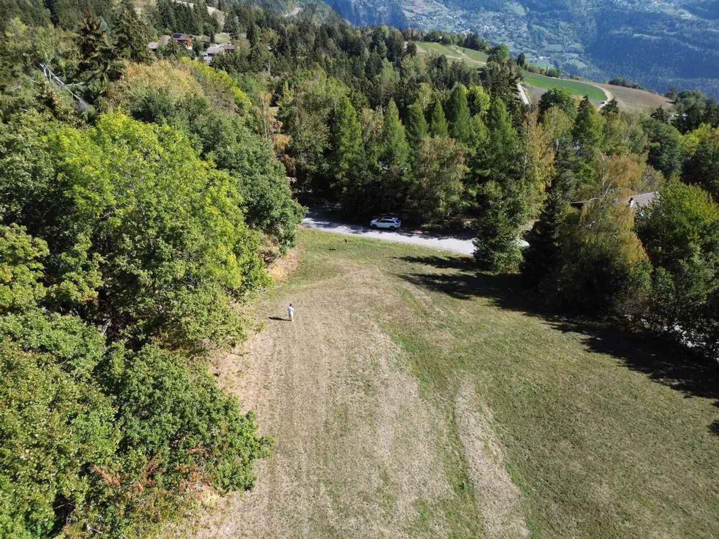 Sonniges Baugrundstück in Arbaz - Foto 3 von 7