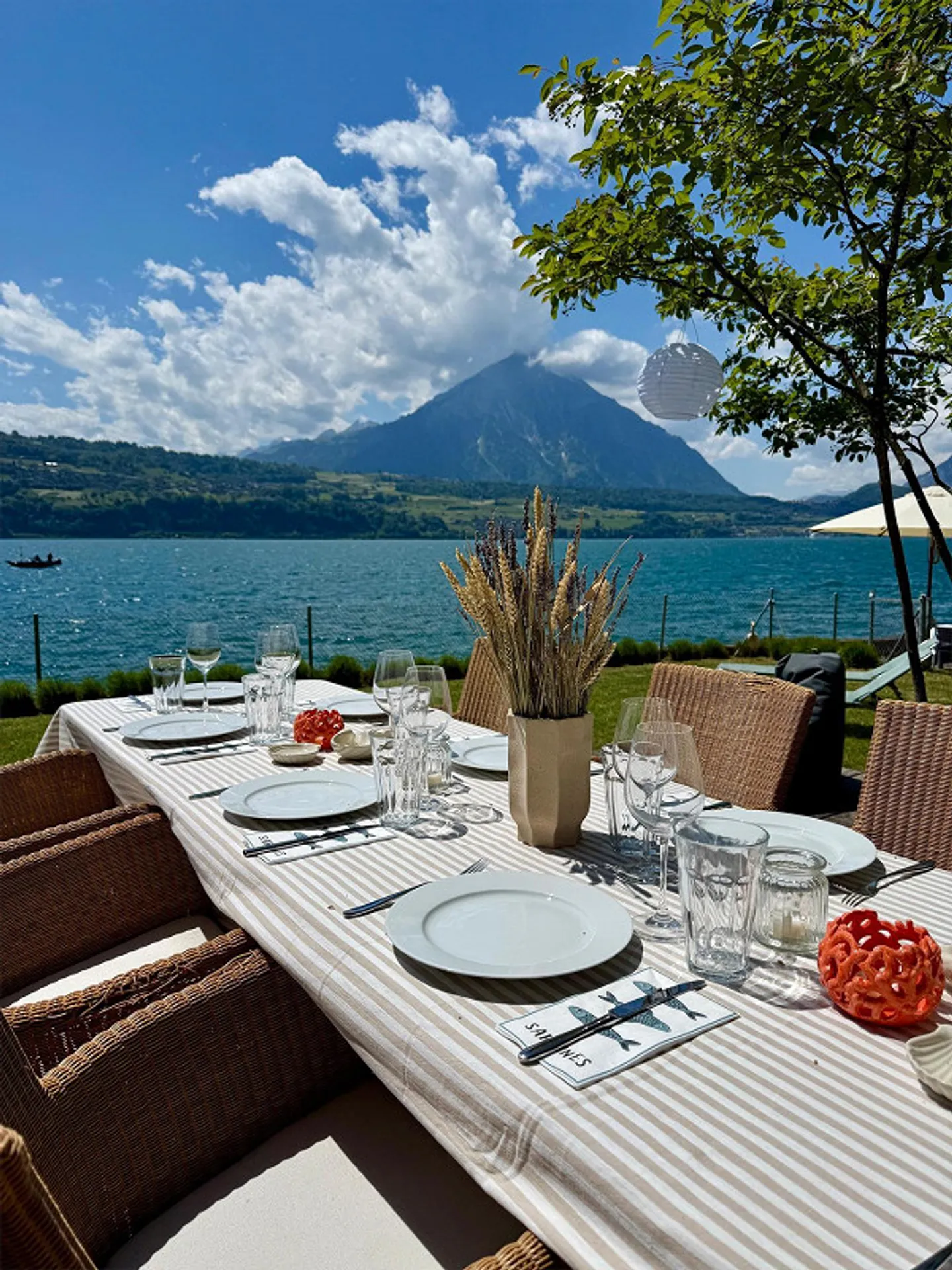 Seehaus am Thunersee mit Bootshaus & Motorboot (Ferienhaus) - Photo 6 sur 11