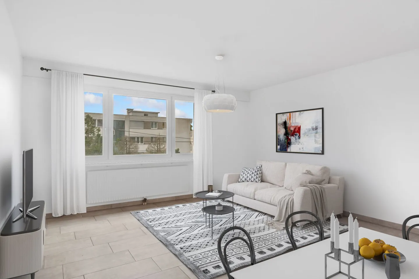 Hauterive, bel monolocale ristrutturato al 1° piano - Foto 1 di 6