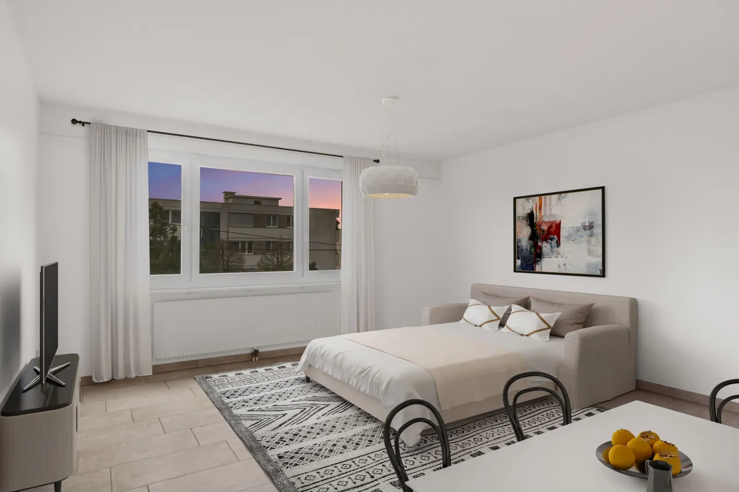 Hauterive, bel monolocale ristrutturato al 1° piano - Foto 2 di 6