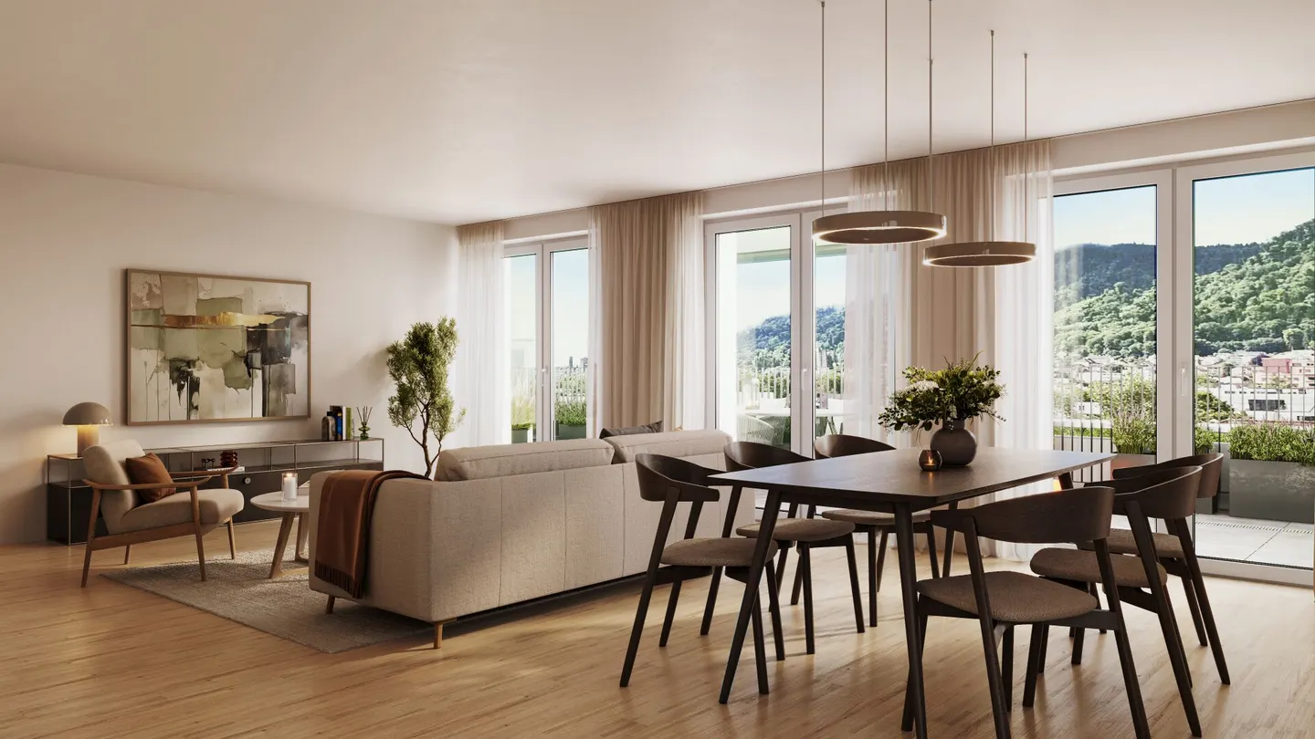 First rental: Gorgeous terrace apartment with a view of Uetliberg - Photo 2 of 10