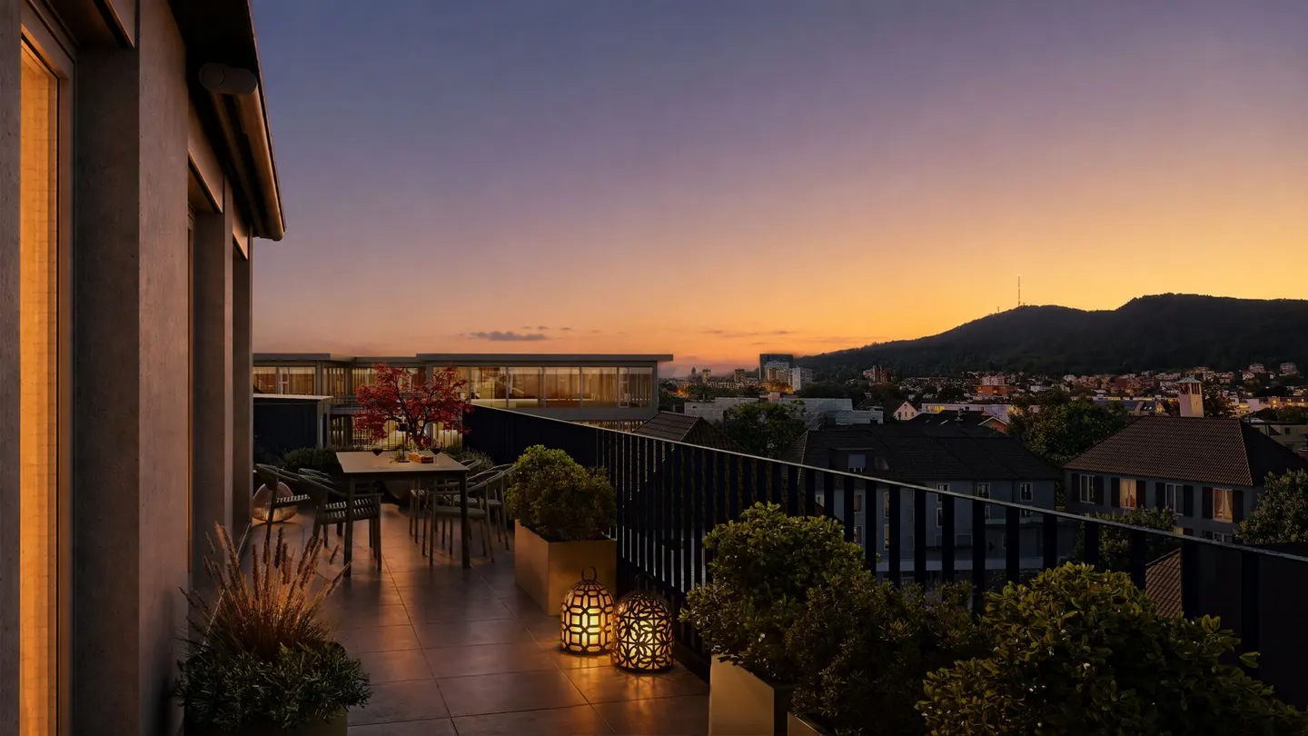 First rental: Gorgeous terrace apartment with a view of Uetliberg - Photo 7 of 10