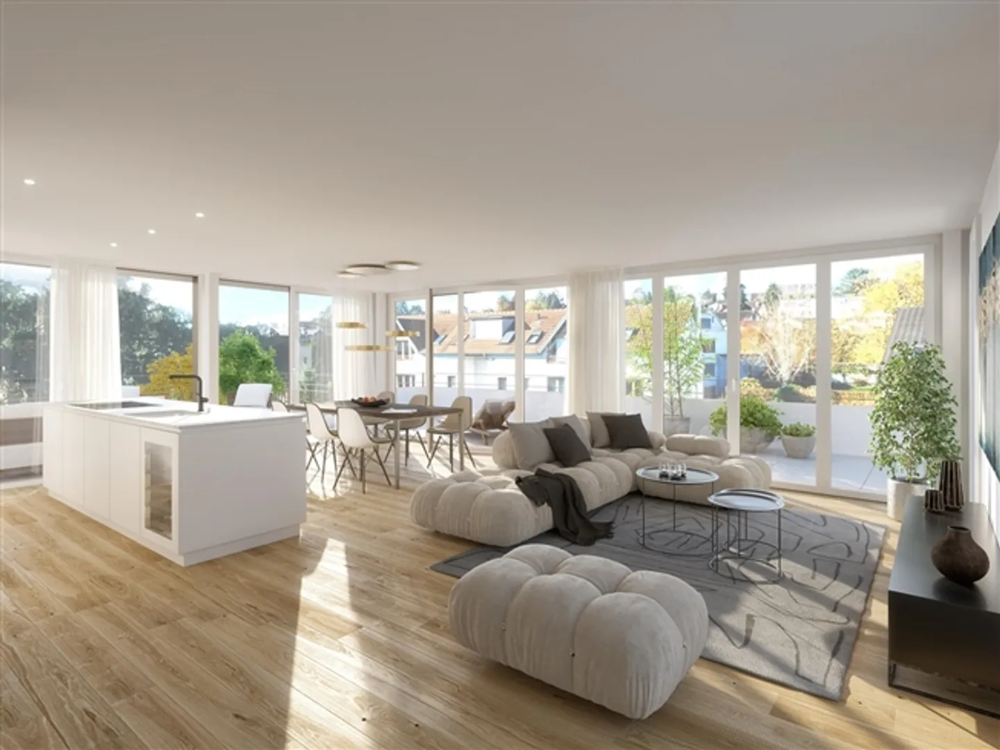 «Exklusive 4.5-Zimmer-Attikawohnung mit atemberaubender Dachterrasse» - Foto 1 von 6