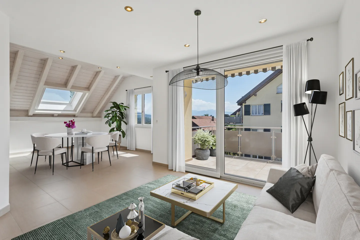Prächtiges Duplex von hohem Standard - Foto 1 di 8