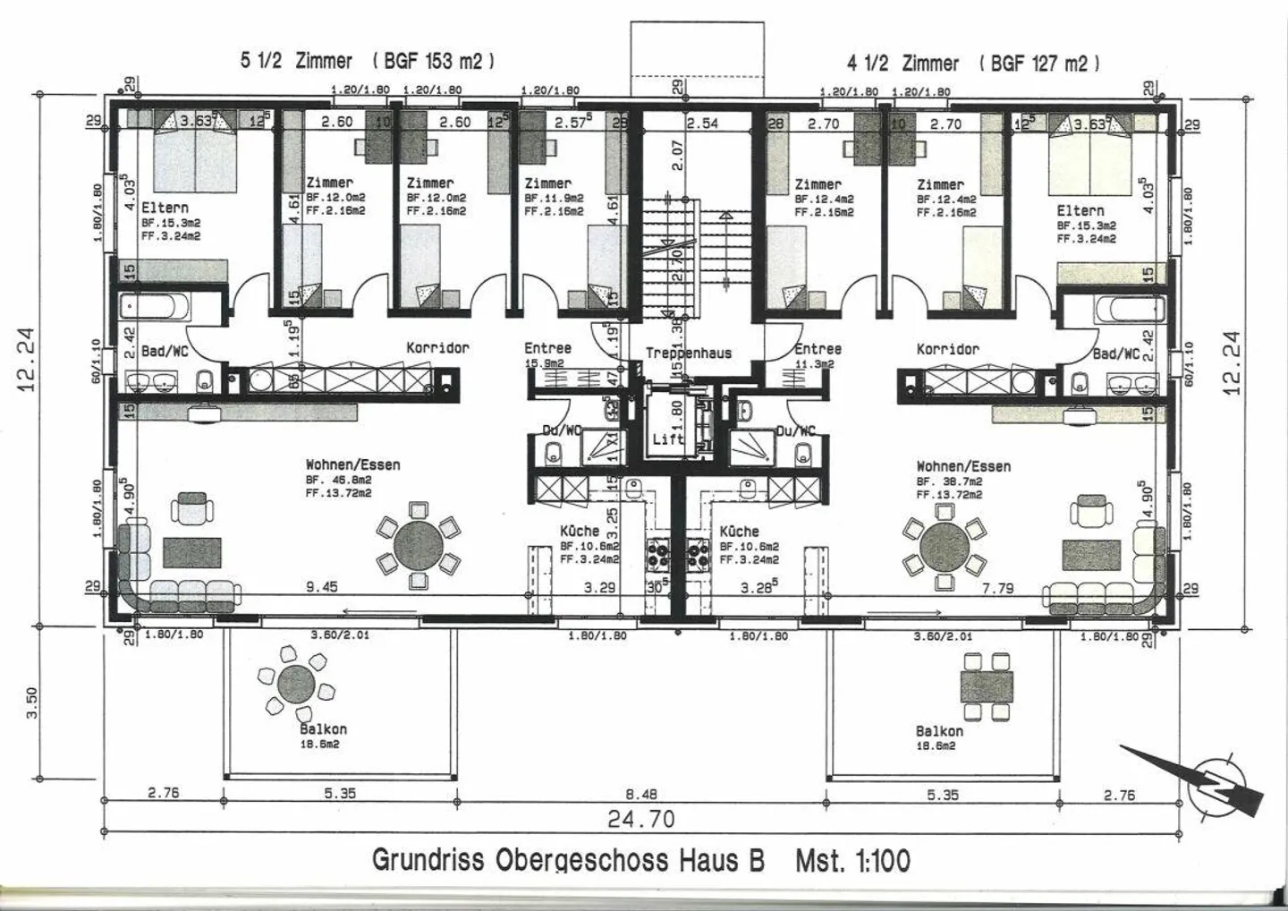 4.5 Zimmerwohnung 1. OG links - Foto 13 von 13