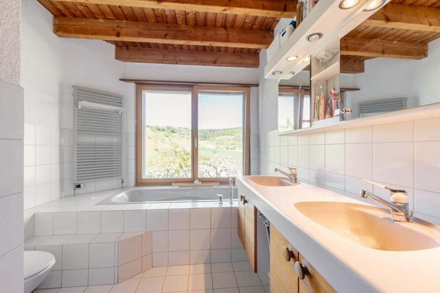Detached 6.5-room single-family house on the edge of the settlement with plenty of privacy and a magnificent view into the Mettau Valley - Photo 15 of 24