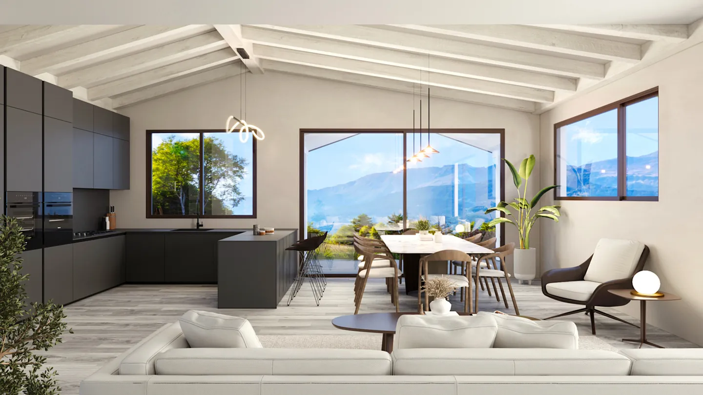 SPLENDID VILLA 5.5 ROOMS WITH INDEPENDENT 2.5 ROOMS APARTMENT IN LENS - Photo 1 of 5