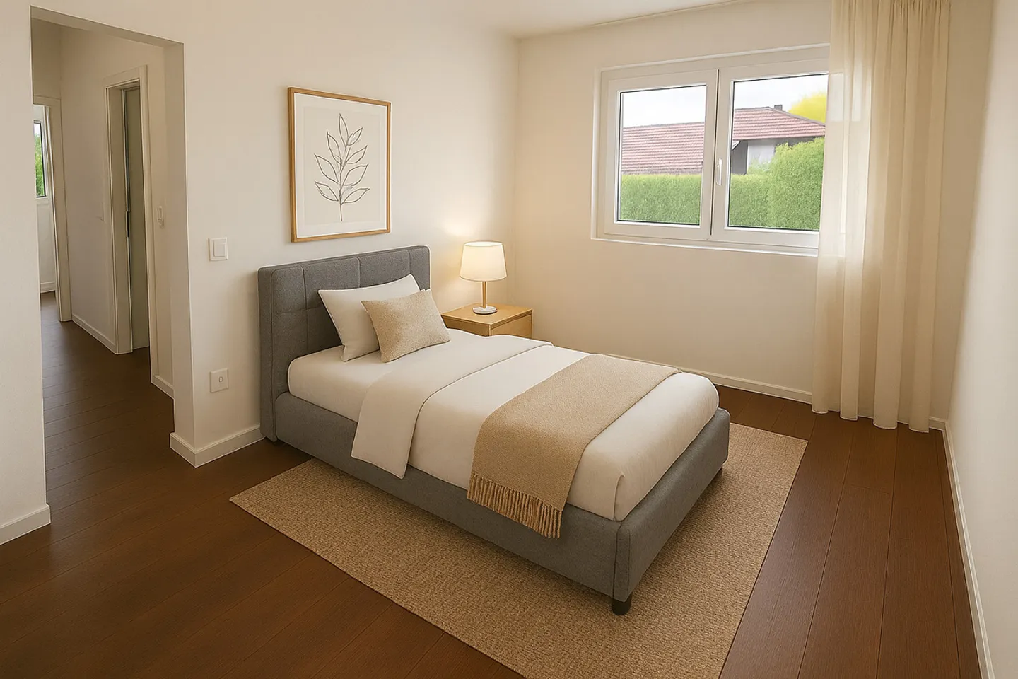 Neubauwohnung mit grossem Sitzplatz und eigene Waschküche - Foto 7 von 8