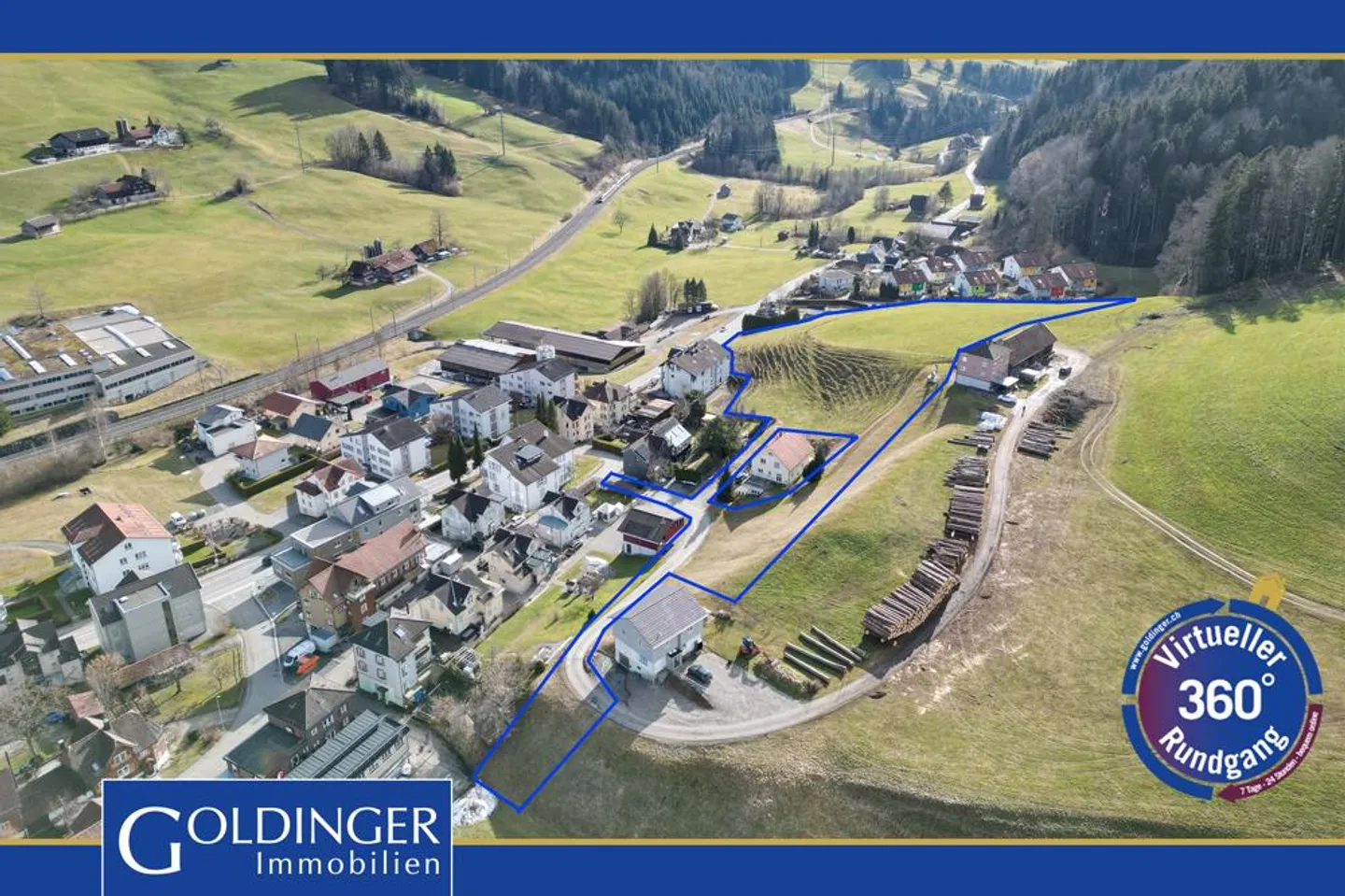 Terrain à bâtir dans un quartier résidentiel ensoleillé et dégagé avec un grand potentiel - Photo 1 sur 7