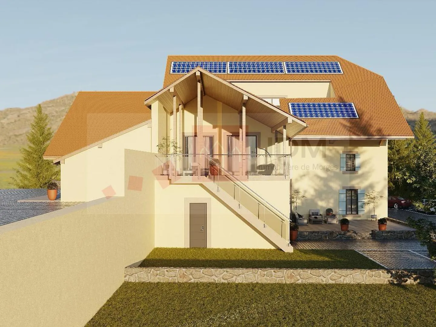 Appartamento triplex di 3,5 locali con giardino - Foto 8 di 10