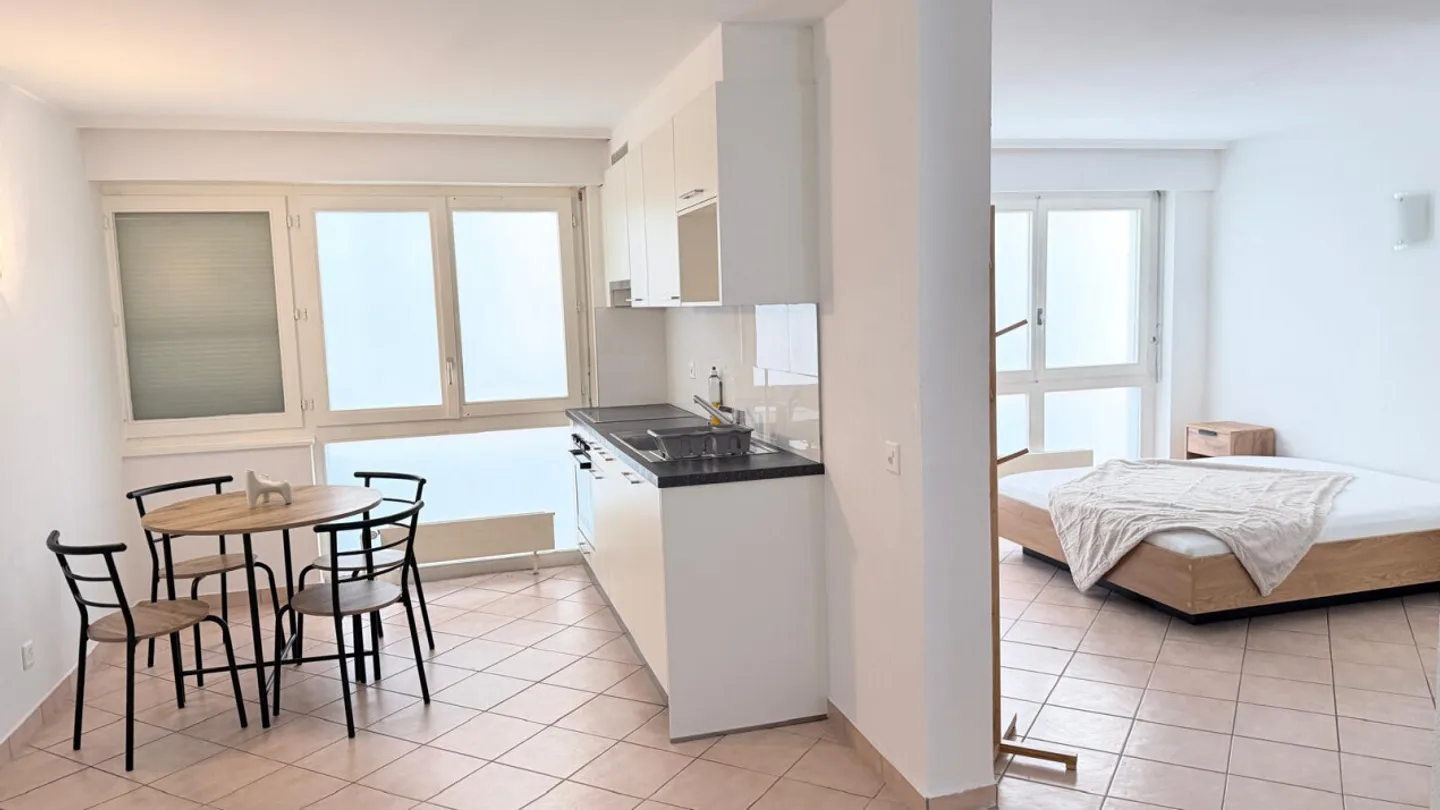 Appartement meublé 1.5 pièce lumineux  Centre Montreux  Location flexible  CH - Foto 10 von 13