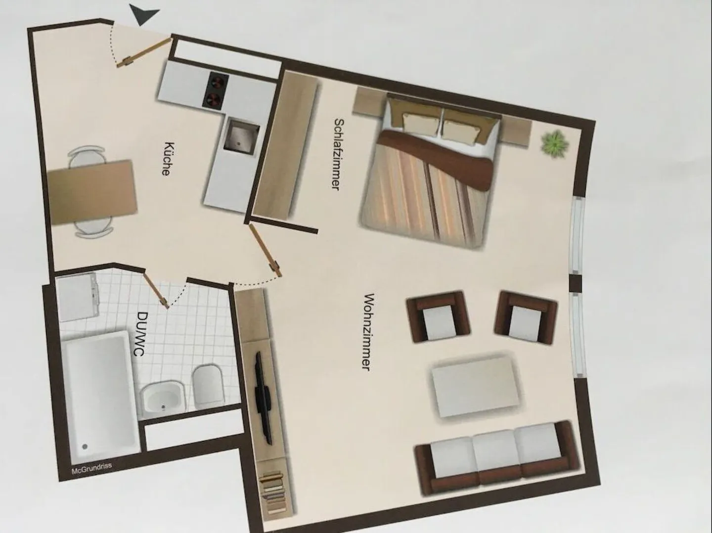 Unique Business Apartment with Lake View - Photo 8 of 8