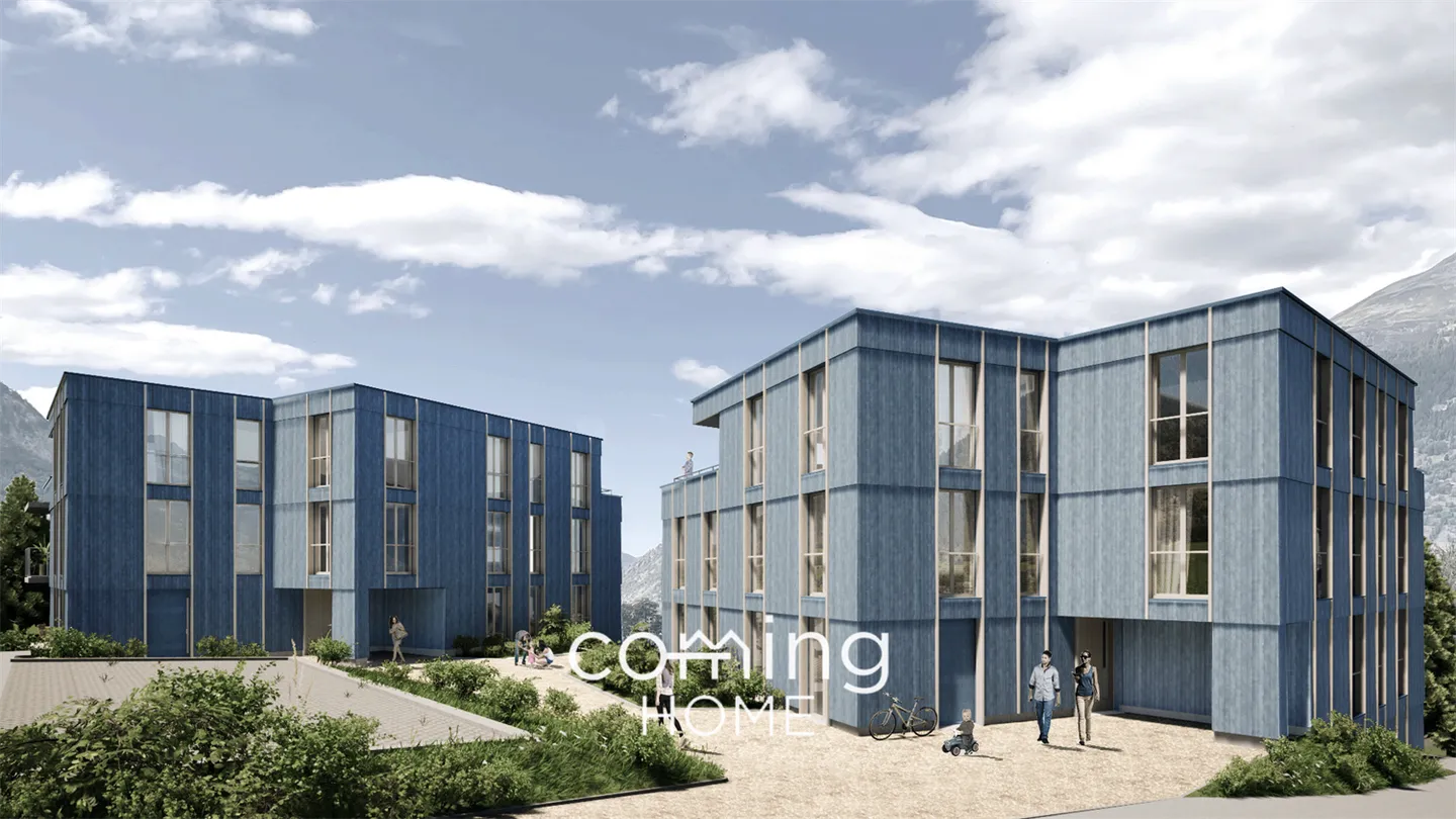 Appartement moderne de 4,5 pièces à Ried-Brig - emplacement ensoleillé avec une vue magnifique - Photo 2 sur 4