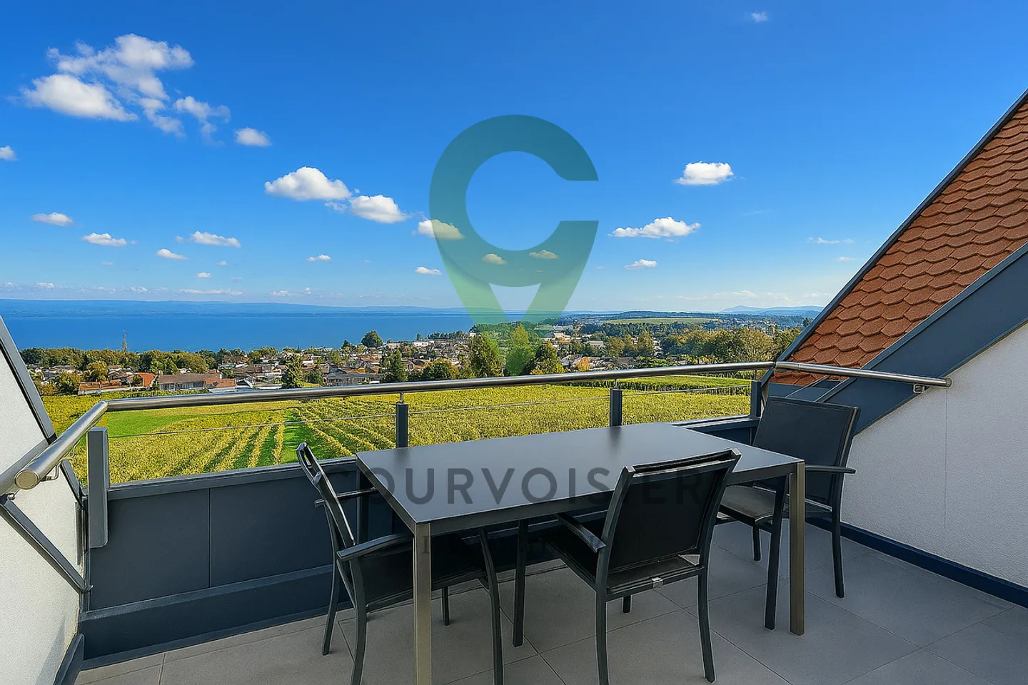Prestigeträchtige 4,5-Zimmer-Wohnung mit exklusivem Panorama über den See und die Berge - Foto 1 von 17